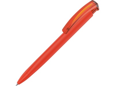 OA2003021441 Uma. Ручка шариковая трехгранная UMA TRINITY K transparent GUM, soft-touch, оранжевый