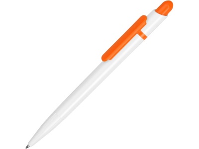 OA17012212 Ручка шариковая Этюд, белый/оранжевый