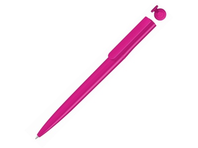 OA2003028162 Uma. Ручка шариковая пластиковая RECYCLED PET PEN switch, синий, 1 мм, розовый
