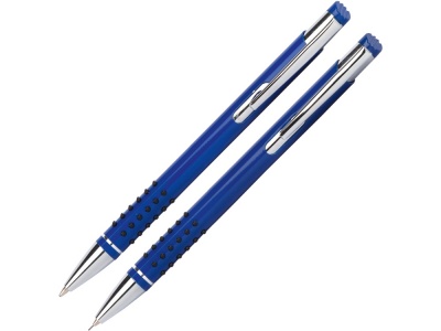 OA15092940 Набор Онтарио: ручка шариковая, карандаш механический, синий/серебристый