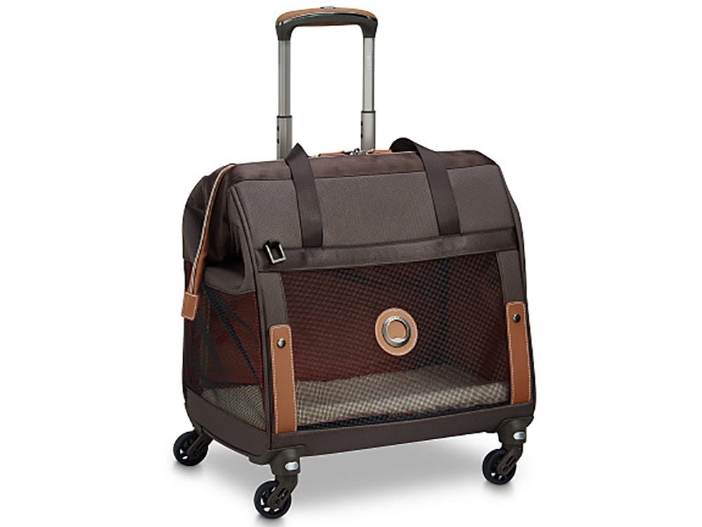 OA24082822963 Delsey. Сумка для перевозки животных DELSEY, CHATELET AIR 2.0, на колесах, 42л, коричневый