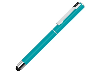 OA2102095827 Uma. Ручка металлическая стилус-роллер STRAIGHT SI R TOUCH, бирюзовый