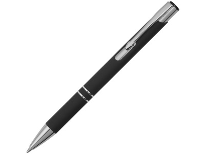 OA2102095208 Ручка металлическая шариковая Legend Gum софт-тач, черный