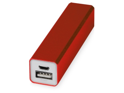 OA1701402017 Портативное зарядное устройство Брадуэлл, 2200 mAh, красный