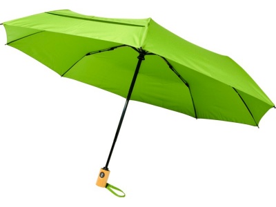 OA2003028354 Avenue. Автоматический складной зонт Bo из переработанного ПЭТ-пластика, лайм