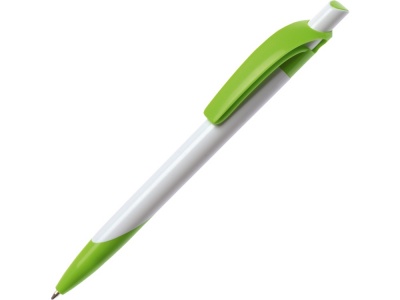 OA15093069 Ручка шариковая Тироль, белый/зеленое яблоко