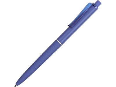 OA210209402 Ручка пластиковая soft-touch шариковая Plane, светло-синий