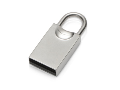 OA2102094200 USB-флешка 2.0 на 16 Гб Lock, серебристый