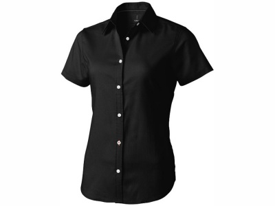 OA28TX-1451 Elevate. Рубашка Manitoba женская с коротким рукавом, черный