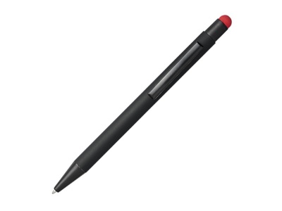 OA2003027726 Резиновая шариковая ручка-стилус Dax, черный/красный