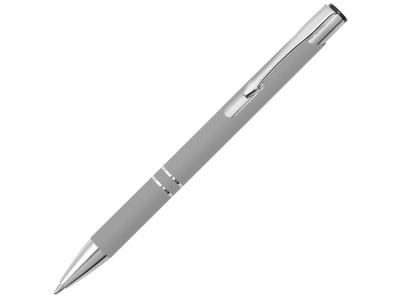 OA2102095215 Ручка металлическая шариковая Legend Gum софт-тач, серый