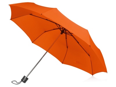 OA2003023991 Зонт складной Columbus, механический, 3 сложения, с чехлом, оранжевый