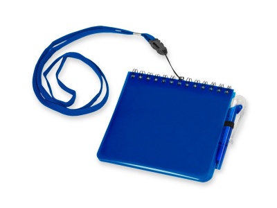 OA80D-BLU1 Блокнот А6 Журналист с ручкой, синий