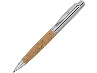 OA2102095091 Ручка металлическая шариковая Cask, хром/бамбук