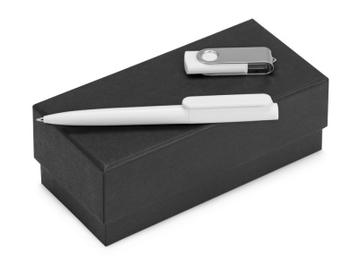 OA2003023760 Подарочный набор Qumbo с ручкой и флешкой, белый