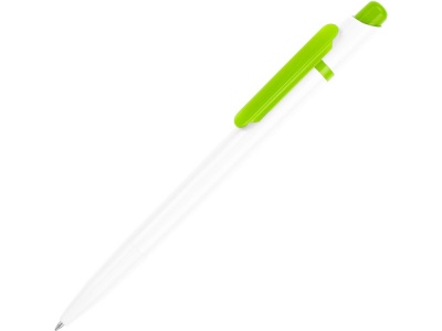 OA18303211 Ручка шариковая Этюд, белый/зеленое яблоко
