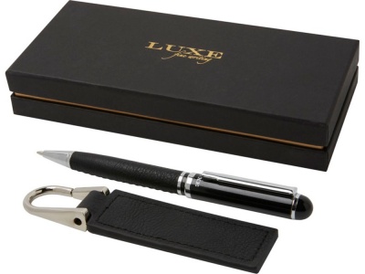 OA2102096659 Luxe. Verse Подарочный набор из шариковой ручки и брелока, черный