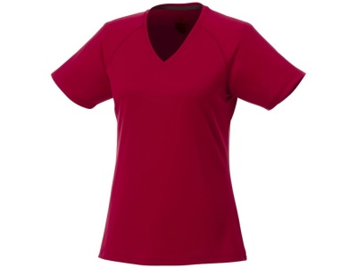 OA2003026602 Elevate. Модная женская футболка Amery  с коротким рукавом и V-образным вырезом, красный
