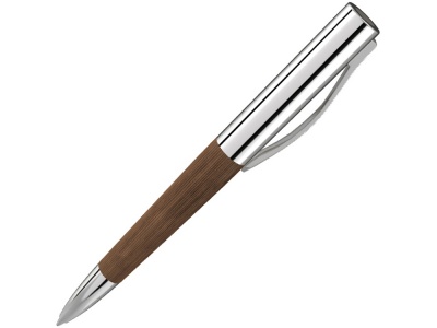 OA2003028203 Uma. Ручка шариковая TITAN WOOD, синий, 1 мм, коричневый/серебристый