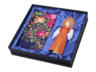 OA1701401149 Набор Марфа: кукла в народном костюме, платок, синий