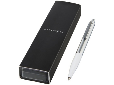 OA2003021327 Marksman. Шариковая ручка Dot, белый, синие чернила