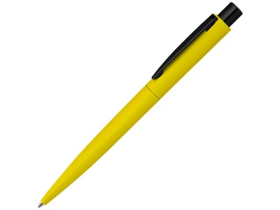 OA210209541 Uma. Ручка шариковая металлическая LUMOS M soft-touch, желтый/черный
