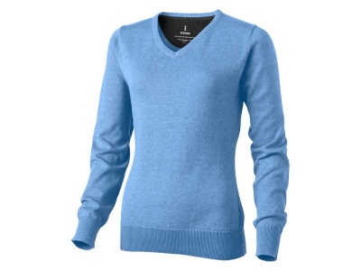 OA1701402593 Elevate. Пуловер Spruce женский с V-образным вырезом, светло-синий