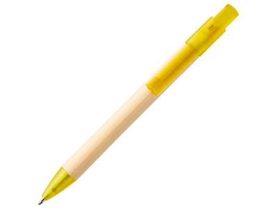 OA2102091507 Шариковая ручка Safi из бумаги вторичной переработки, желтый