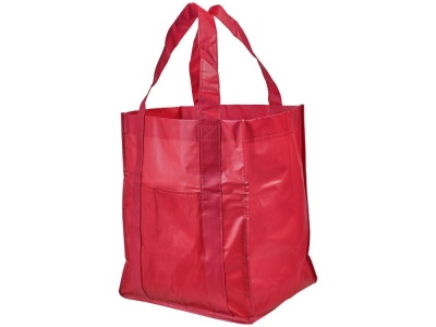 OA1830321110 Ламинированная сумка для покупок, красный