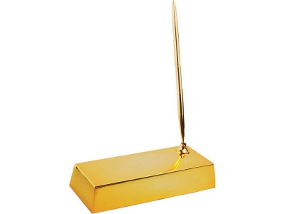 OA20O-GLD5 Настольный прибор Золотой слиток, золотистый