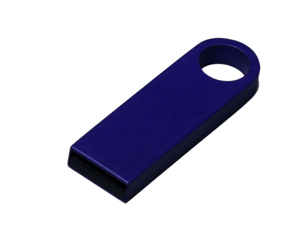 OA2408287200 USB 3.0-флешка на 128 Гб с мини чипом и круглым отверстием, синий