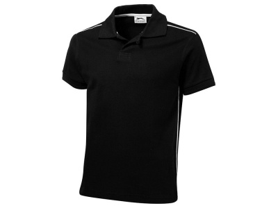 OA78TX-BLK51S Slazenger. Рубашка поло Backhand мужская, черный/белый