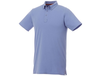 OA2003026351 Elevate. Мужская футболка поло Atkinson с коротким рукавом и пуговицами, светло-синий