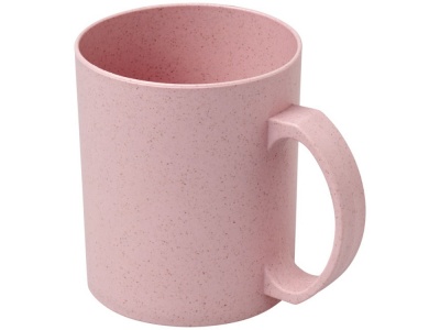 OA2003027109 Чашка из пшеничной соломы Pecos 350 мл, розовый