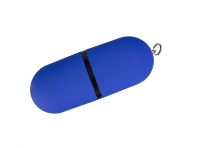 OA2102092263 USB-флешка на 64 ГБ 3.0 USB, с покрытием soft-touch, синий