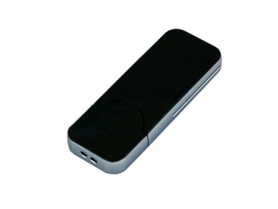 OA2102093099 USB-флешка на 4 Гб в стиле I-phone, прямоугольнй формы, черный