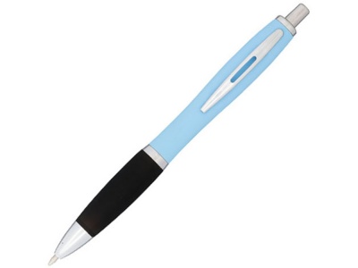 OA2003024765 Прорезиненная шариковая ручка Nash, голубой