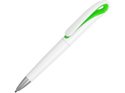 OA75B-WHT11 Scripto. Ручка шариковая Swansea, белый/зеленый, черные чернила