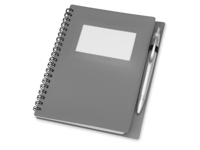 OA200302959 Блокнот А5 Контакт с ручкой, серый