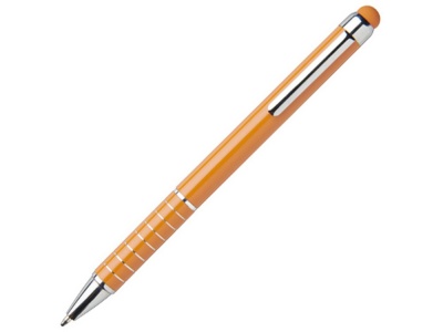 OA2003022915 Алюминиевая глазурованная шариковая ручка, оранжевый