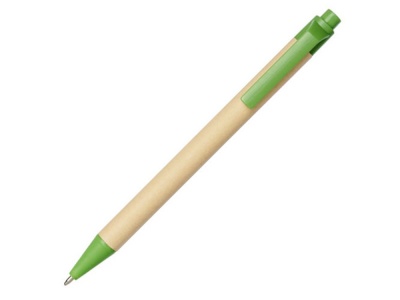 OA2003027705 Шариковая ручка Berk из переработанного картона и кукурузного пластика, зеленый