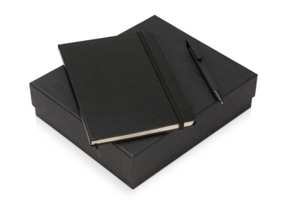 OA2003023820 Подарочный набор Jacque с ручкой-подставкой и блокнотом А5, черный