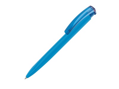 OA2003021446 Uma. Ручка шариковая трехгранная UMA TRINITY K transparent GUM, soft-touch, голубой