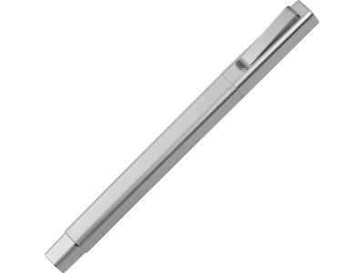 OA2003028093 Ручка шариковая пластиковая Quadro, квадратный корпус, серебристый