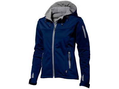 OA50TX-GRY7 Slazenger Soft shell. Куртка софтшел Match женская, темно-синий/серый