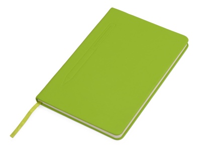 OA2003026987 Блокнот А5 Magnet 14,3*21 с магнитным держателем для ручки, зеленое яблоко