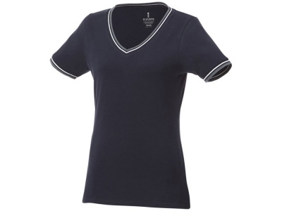 OA2003026086 Elevate. Женская футболка Elbert с коротким рукавом, темно-синий/серый меланж/белый