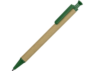OA72B-GRN26 Ручка шариковая Эко, бежевый/зеленый