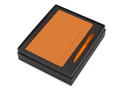 OA2003023876 Подарочный набор Vision Pro soft-touch с ручкой и блокнотом А5, оранжевый