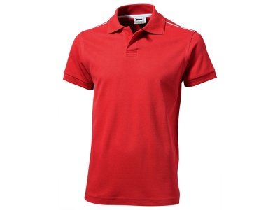 OA78TX-RED38S Slazenger. Рубашка поло Backhand мужская, красный/белый